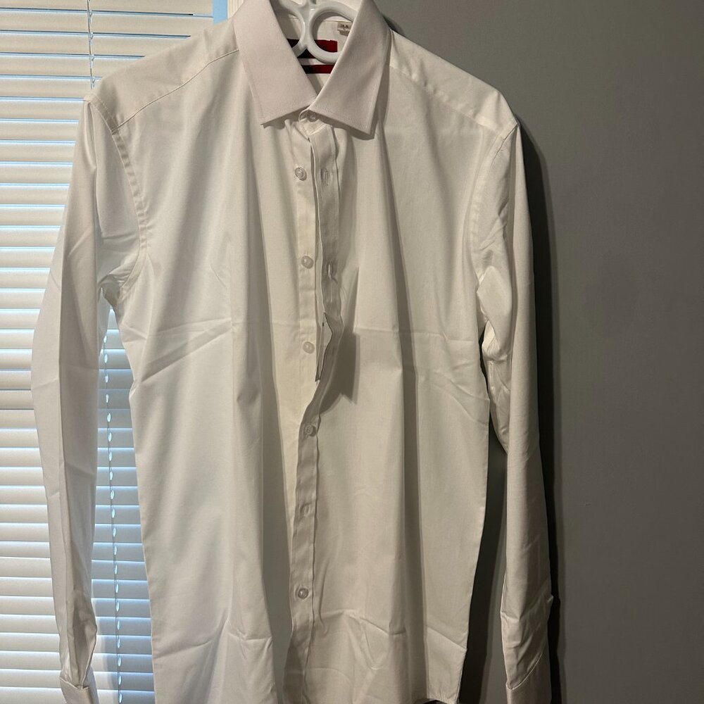 Men’s Navy Suit + White Shirt - Picture 7 of 11